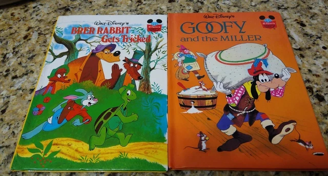 Walt Disney's Brer Rabbit Gets Tricked + Goofy And The Miller Book Lot
