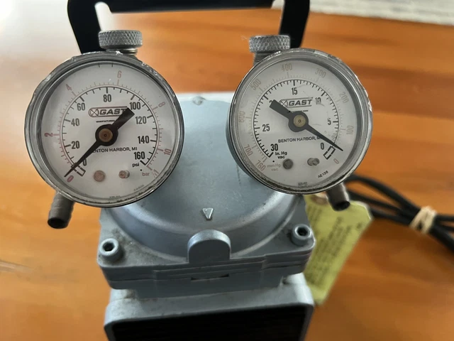 Gast DOA-P704-AA Compressor/Vacuum Pump 115v 4.2a 60hz 60 psi Local Pickup only