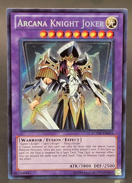Yu-Gi-Oh Arcana Knight Joker LCYW-EN051 Secret Rare NM