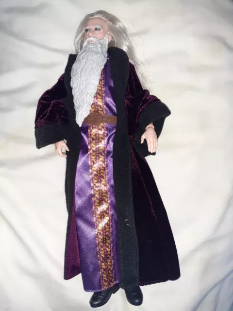Dumbledore Harry Potter Wizard - 12" Jointed Rooted White Hair - Figure Doll