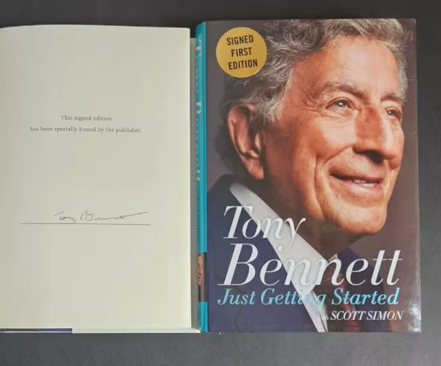 Tony Bennett Autographed Book Just Getting Started Barnes & Noble Signed Ltd Ed