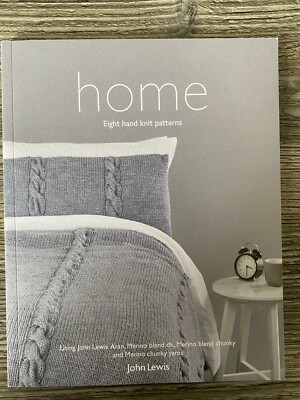 JOHN LEWIS KNITTING Pattern Booklet: 8 Home Hand Knit Patterns £3.28