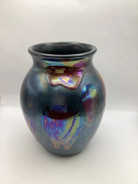Poole Pottery England Iridescent Vase