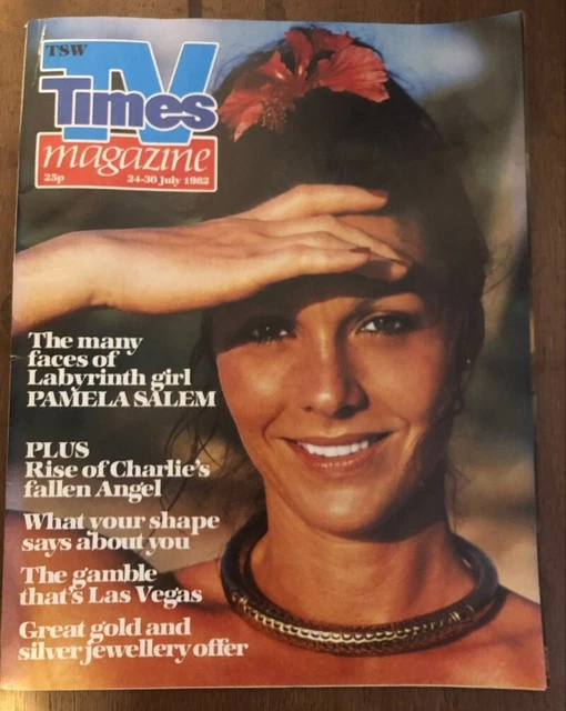 TV TIMES PAMELA SALEM CHARLIES ANGEL SHELLEY HACK CHRIS HARRIS ARTHUR