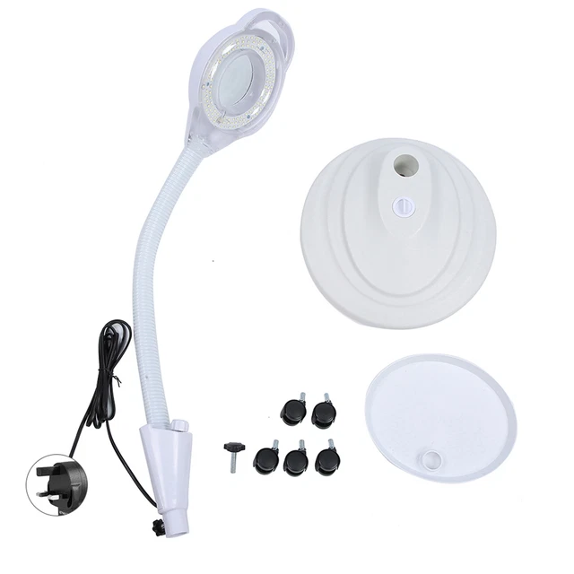 Lampada supporto ingrandimento luce fredda LED regolabile altezza 8X tatuaggio luce bellezza Gfl