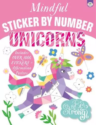 Eve Robertson Mindful Sticker by Number Unicorns (Poche)
