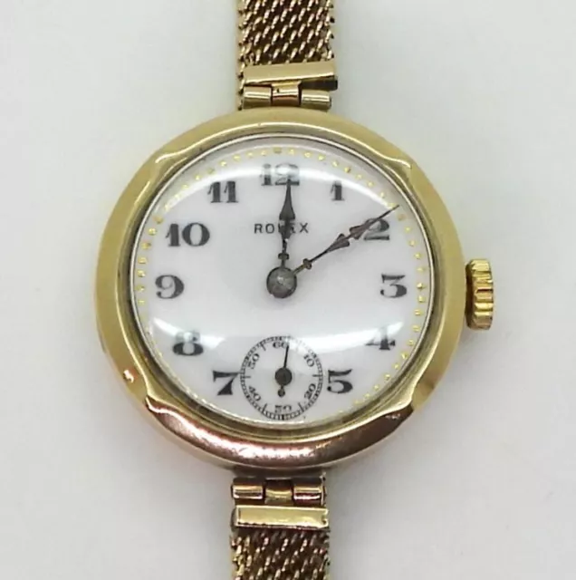 Ladies Art Deco (1929) Gold Rolex Watch - Just Serviced