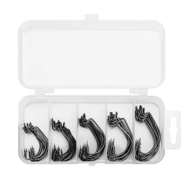 20 Paires D'hameçons Doubles En Acier Au Carbone Pour Pêche En Eau Salée Gros Gibier - Hameçons Robustes Pour Poissons Puissants