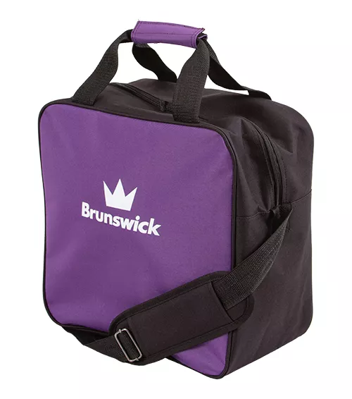 Brunswick TZone Black/Purple Single Tote Bowling Bag