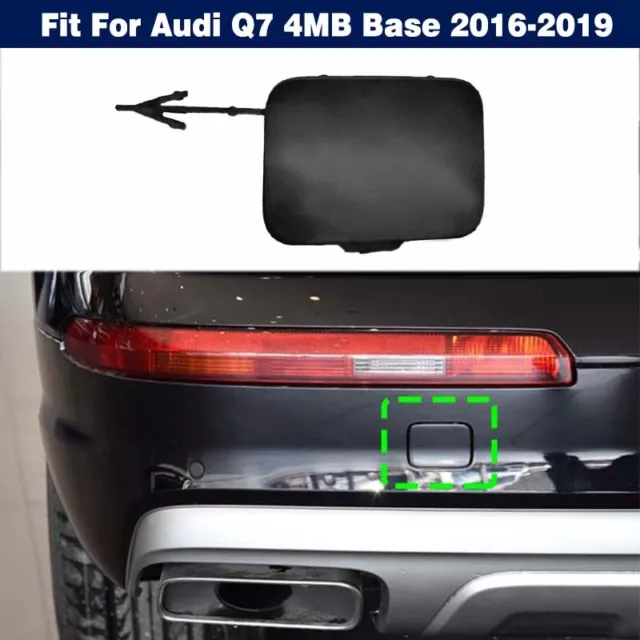 Left Side Rear Bumper Tow Hook Eye Cover Cap For Audi Q7 4MB Base 2016-2019