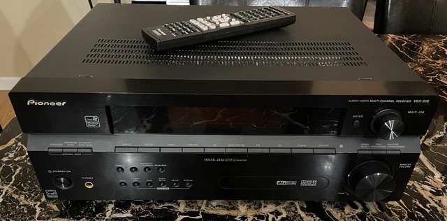 Pioneer VSX-516-K Receiver HiFi Stereo 7.1 Channel Audio AM/FM Surround Bundle