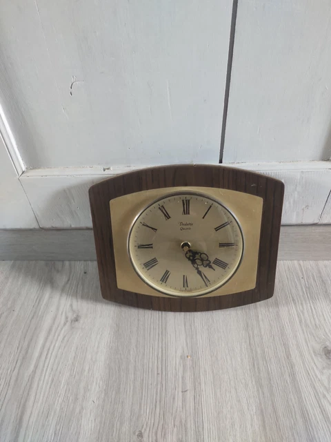Horloge pendule formica REG VERT VINTAGE An 60's 70's