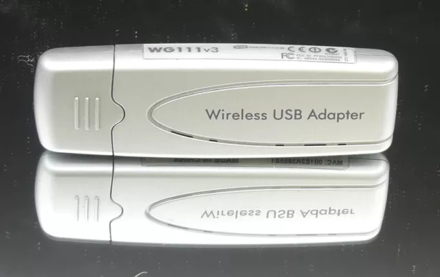 netgear WG111v3 USB 2.0 wireless adapter Wifi-G 54Mbps  REF 4773 2