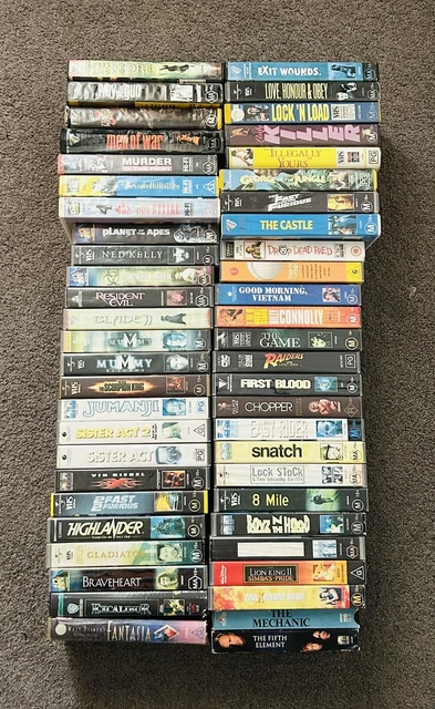 Vhs Tapes Bulk X51 100 00 Picclick Au