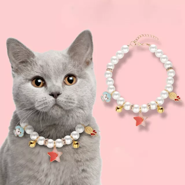 Necklace Neck Chain Rhinestone Pendants pet Accessories Cat Collar Dog Necklace