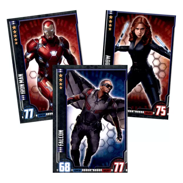 Hero Attax Marvel Cinematic Universe 2016 Trading Cards 113-208 aussuchen/choose