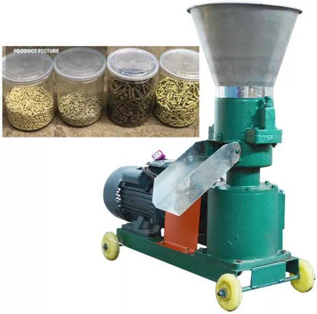 220V 5MM Farm Animal Pellet Mill Machine Chicken Duck Feed Pellet Mill Machine