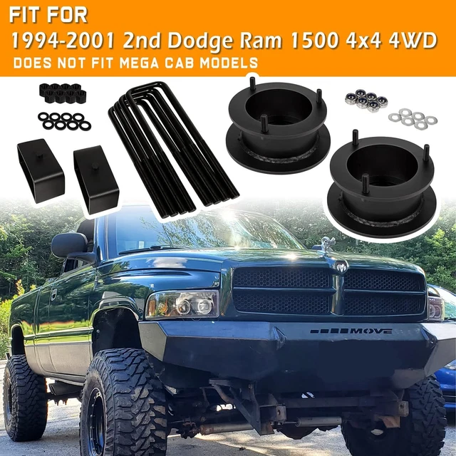 3” FRONT+REAR FULL Kit Suspension Lift Kit for Dodge Ram 1500 4X4 4WD