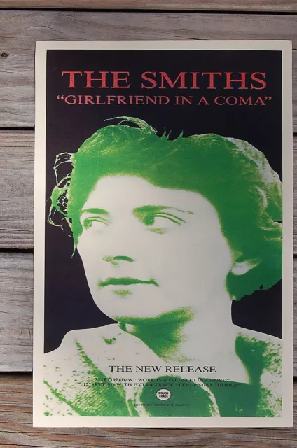 93482 The Smiths Concert Tour Girlfriend in a coma Wall Print Poster UK