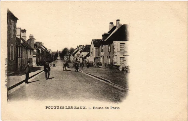 CPA AK POUGUES-les-EAUX - Route de Paris (518598)
