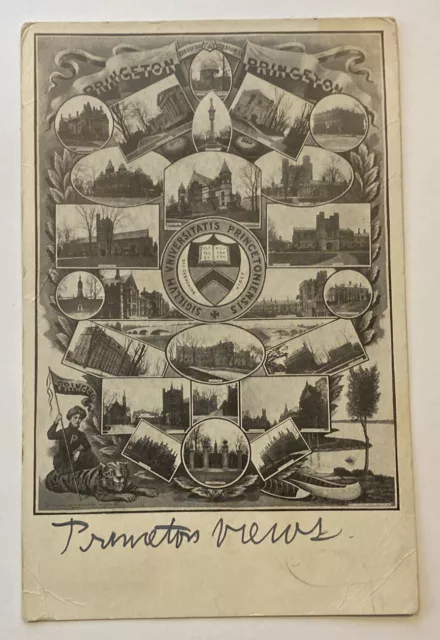 Vintage Postcard, Views, Princeton University, New Jersey