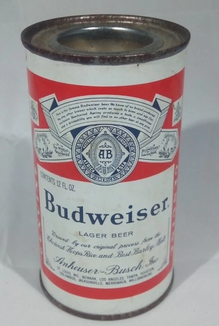 Vintage Kramer Product Budweiser Beer Can Plug Top Lighter Holder/Hide Away Can