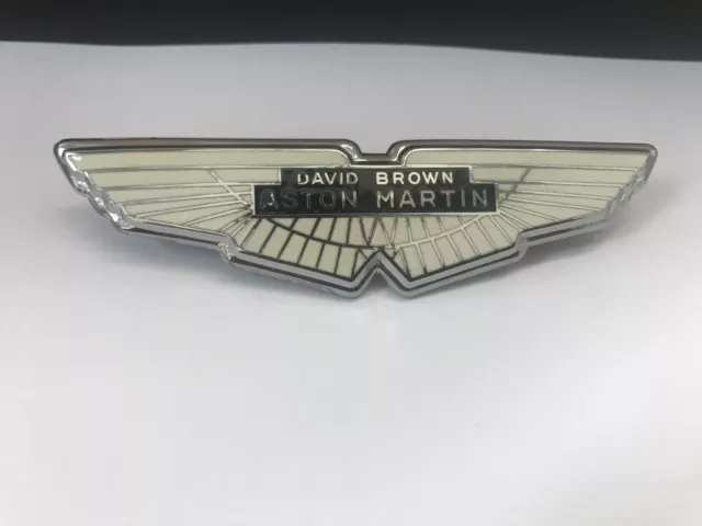 Aston Martin David Brown Flügel Abzeichen - Silber 3