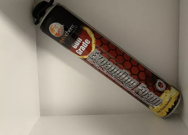 Relleno de espuma expansiva Alphachem alto rendimiento 750 ml pistola grado PU spray de poliuretano