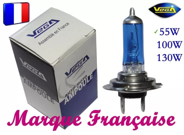 10 Ampoules Xenon Vega® "Day Light" 5000K Marque Francaise H11 55W Auto Moto