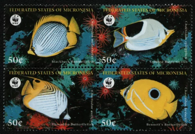Mikronesien 1997 - Mi-Nr. 583-586 ** - MNH - Fische / Fish