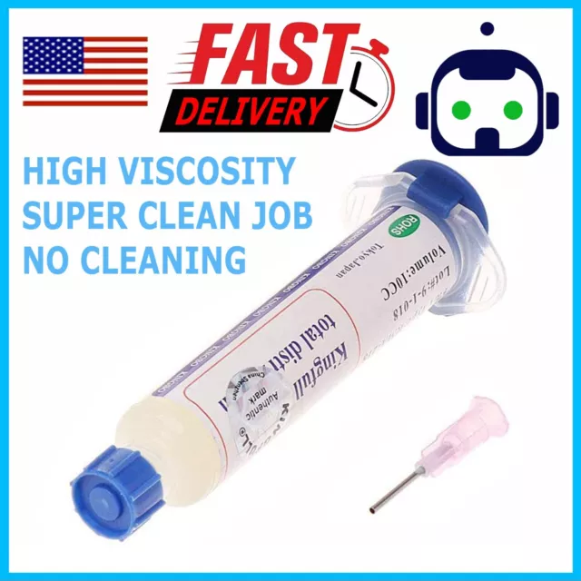 Kingbo RMA-218 Soldering Paste Flux Syringe BGA Rework Reball Mobile Phone PCB