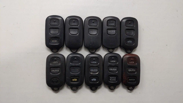 Lot of 10 Toyota Keyless Entry Remote Fob GQ43VT14T | HYQ12BAN X8DA1