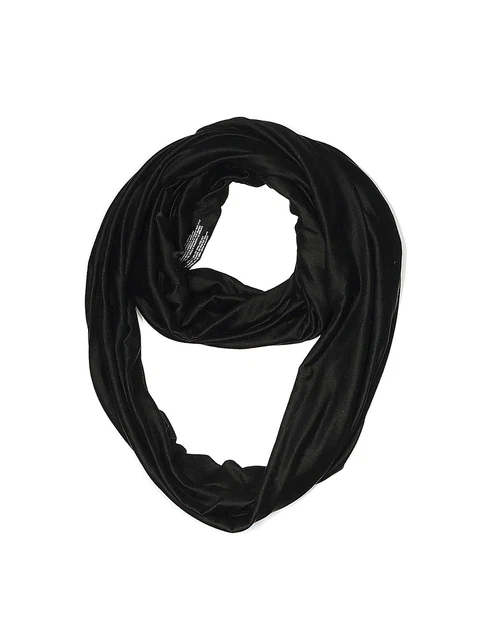 Beyond Yoga Women Black Scarf One Size