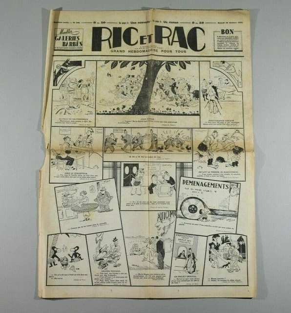 Ric et Rac Grand hebdomadaire pour tous 17 numéros années 1934/1935/1936 4