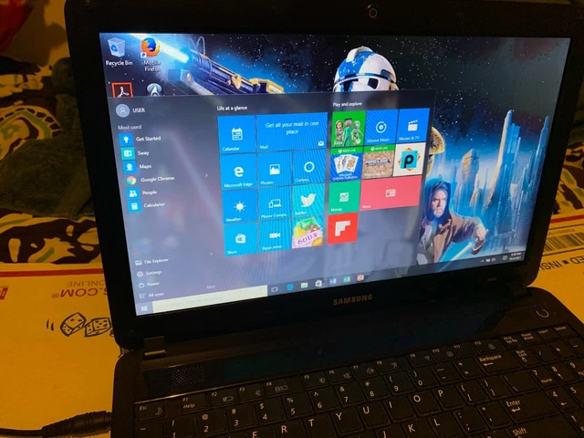 SAMSUNG NP-R540  15.6"(750GB,i3-M 370,2.40GHz,HDMI,4GB) Win7 &  Win10 OFFICE2013