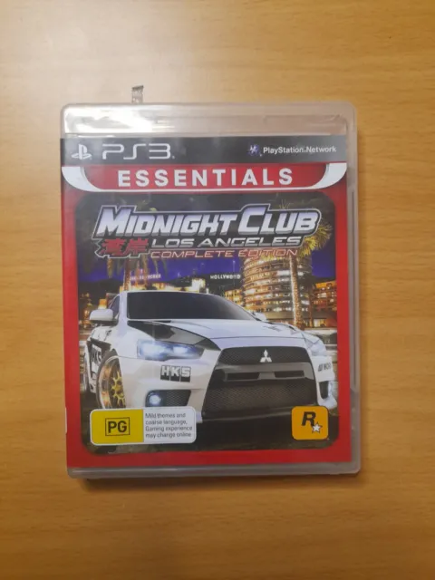 Midnight Club: Los Angeles Complete Edition (Sony PlayStation 3, 2009)