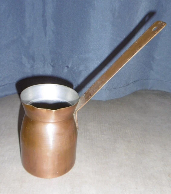 Medida De Leche Antigua En Cobre Rojo Para Colocar O Colgar