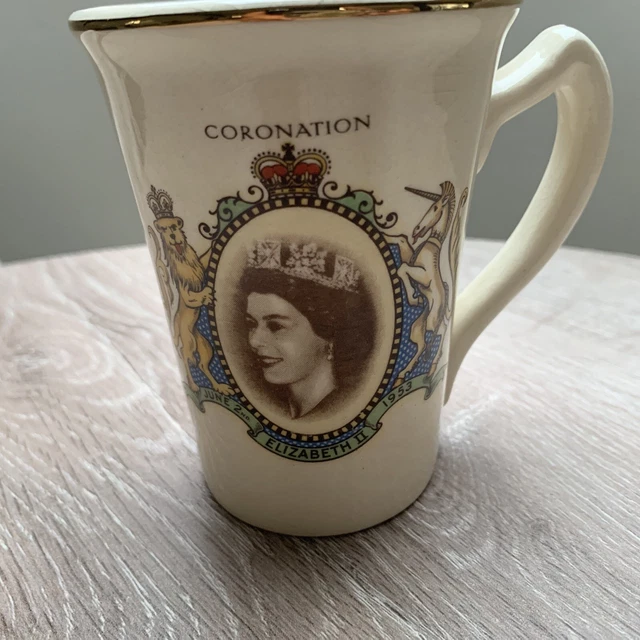 VINTAGE QUEEN ELIZABETH II Coronation Mug 1953 9.34 PicClick VINTAGE QUEEN ELIZABETH II Coronation Mug 1953 9.34 PicClick