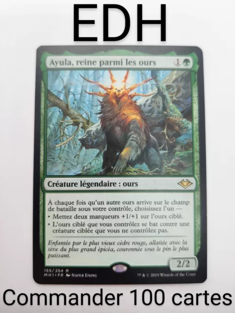 MTG Commander Deck Ours Tribal Ayula Reine parmi les Ours  100 Cartes Magic EDH