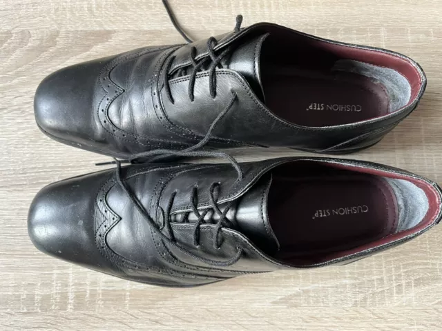 Herren Schuhe Cushion Step Größe 46 Schnürschuhe Leder hochwertige Verarbeitung