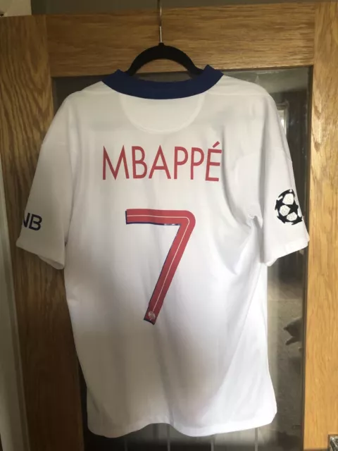 Mbappe Psg Away Shirt 2020/21 Large Excellent Condition