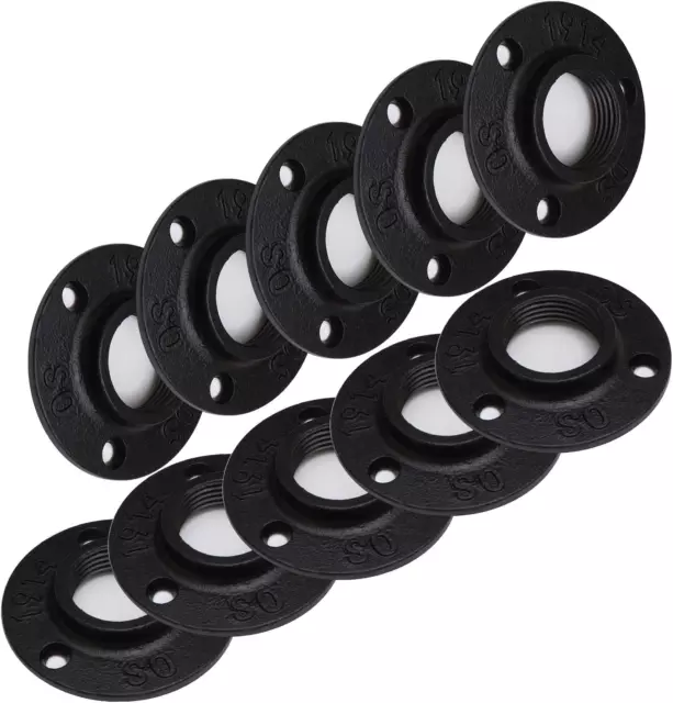 Antirust Black Painted Floor Flange,  Malleable Iron Pipe Fittings for Industria
