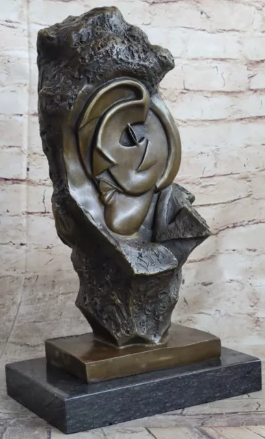 Vintage Dali Brutalist Bronze Sculpture 60`s Mid Century Modern Abstract Art