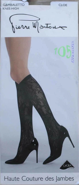 Mi-Bas Femme GERBE En Bambou - Taille M Noir - Opaque Et Confortable - Neuf Avec Étiquettes