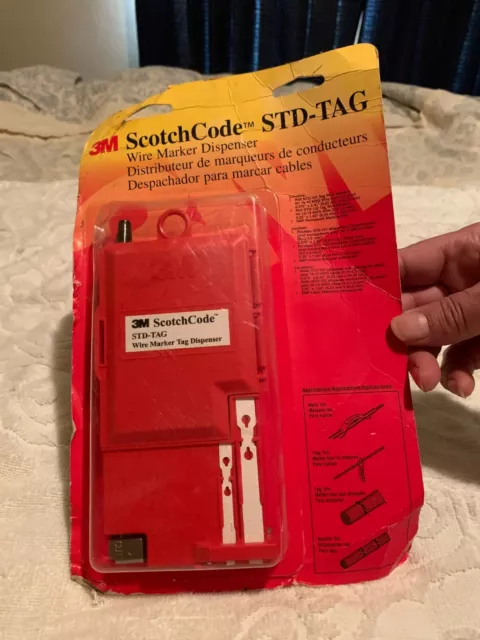 3M ScotchCode STD-TAG Wire Marker Dispenser, Still in Package