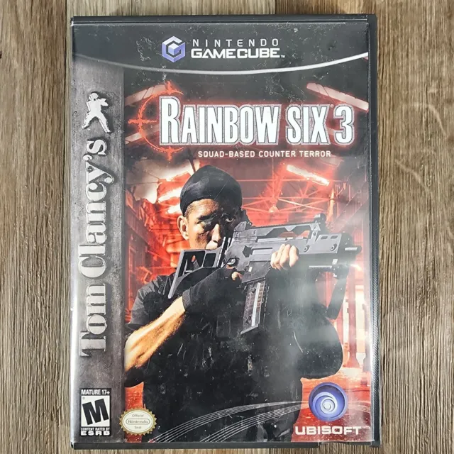 Rainbow Six 3 Nintendo GameCube 2003 Video Game CIB with Manual