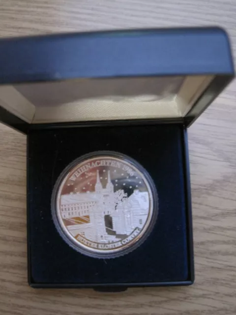 Münze/Medaille Höxter/Corvey  999er Silber Weihnachten 1986, Weltkulturerbe