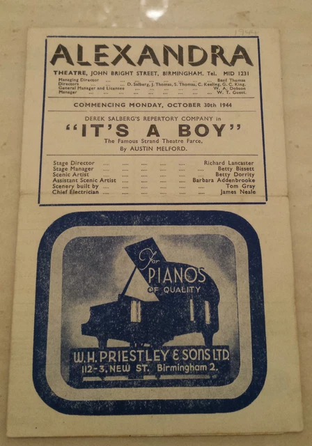 It's A Boy - Vanda Godsell Mariana Harvey1 944 Alexandra Theatre Birmingham