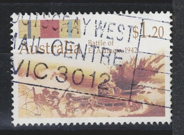 Australia WW2 Battle of Al Alamein Tanks in 1842 stamp A-1