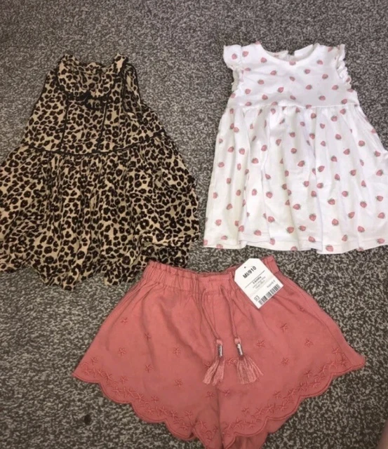 baby girls summer clothes bundle 3-6 months pre loved, Next Shorts & Dress